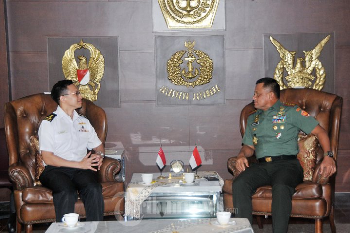 Panglima TNI Terima Kasal Singapura