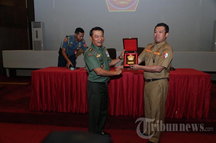 Panglima TNI Terima Kunjungan Banser