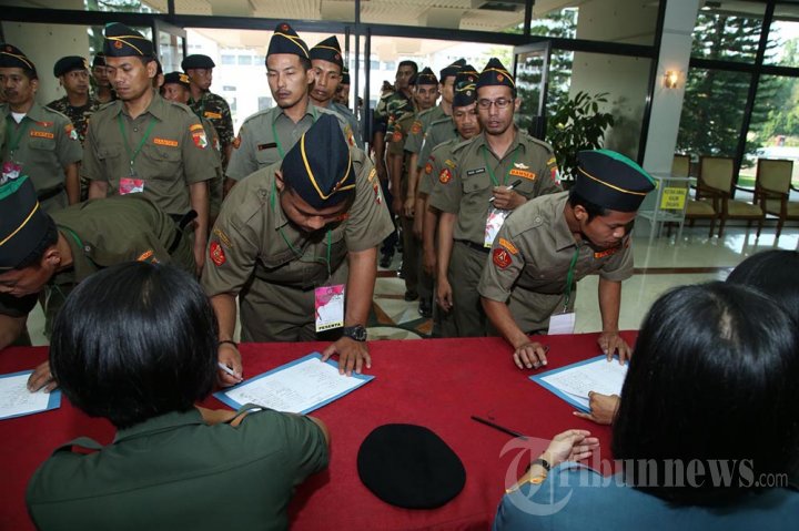 Panglima TNI Terima Kunjungan Banser