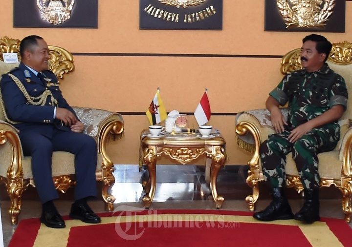 Panglima TNI Terima Kunjungan Kehormatan Kasau Brunei