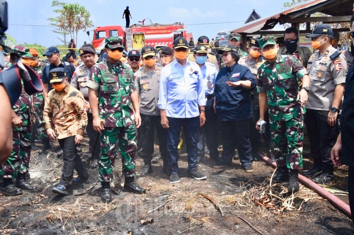 Panglima TNI Tinjau Karhutla di Palangkaraya