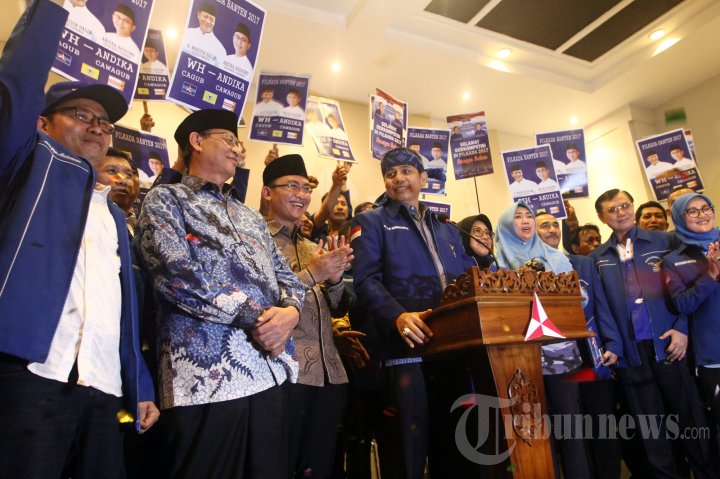 Partai Demokrat Deklarasi Cagub-Cawagub Banten