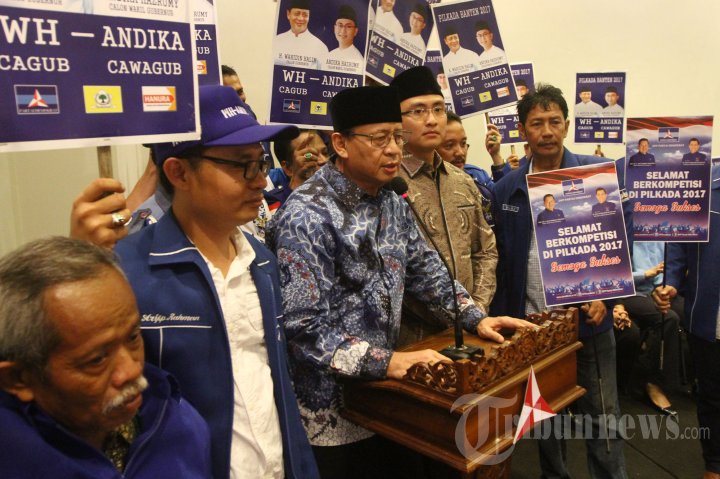 Partai Demokrat Deklarasi Cagub-Cawagub Banten