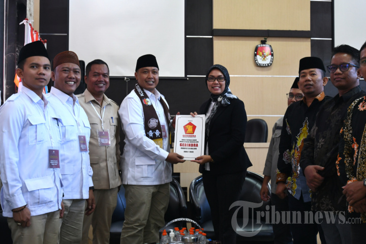Partai Gerindra Kabupaten Malang Daftar Bacaleg ke KPU