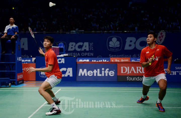 Pasangan Angga Pratama dan Ricky Karanda Suwardi Kalah