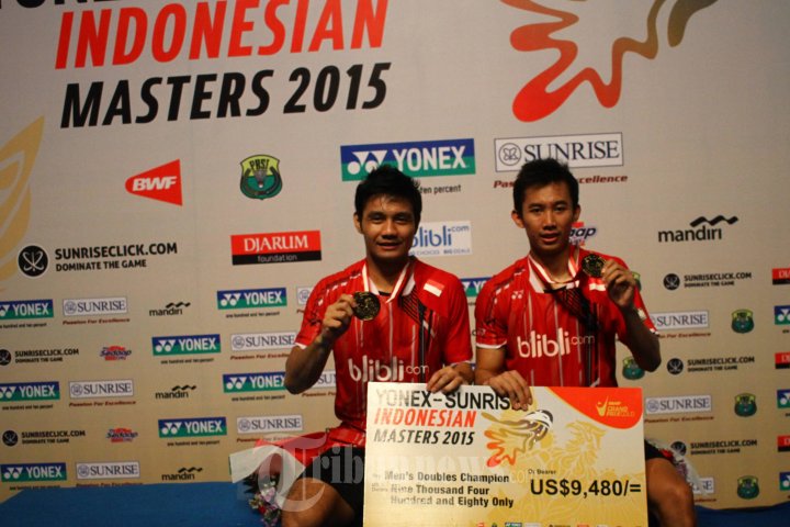 Pasangan Angriawan Berry/Ryan Saputra Juara Satu