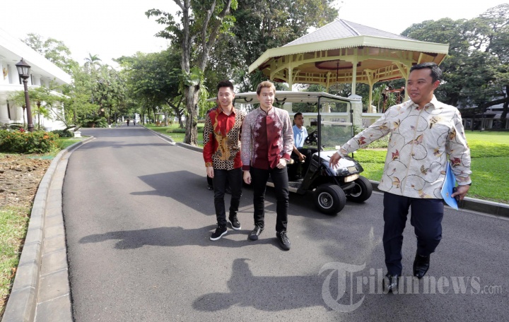Pasangan Ganda Juara All England 2018 Temui Jokowi