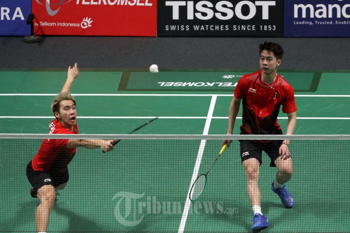 Pasangan Ganda Putra Marcus dan Kevin Lolos Ke Final