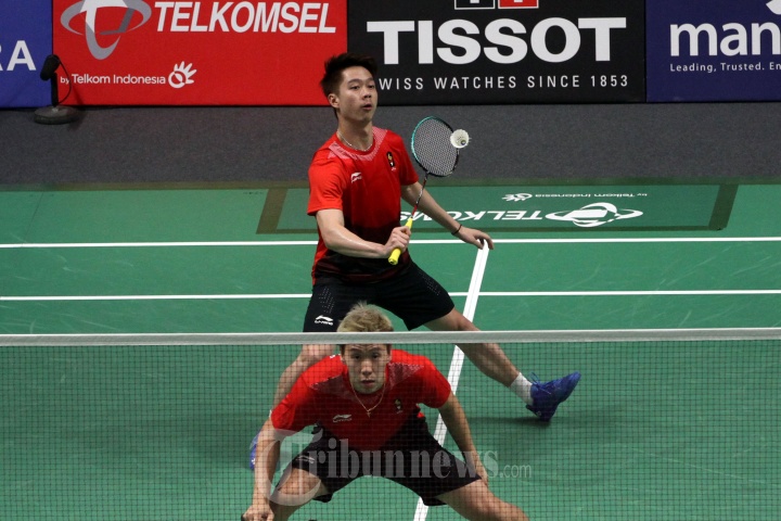 Pasangan Ganda Putra Marcus dan Kevin Lolos Ke Final