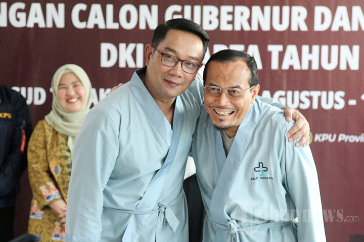 Pasangan RK-Suswono Jalani Pemeriksaan Kesehatan