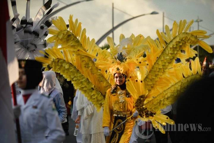 Pawai Kemerdekaan ke 70 RI di Aceh