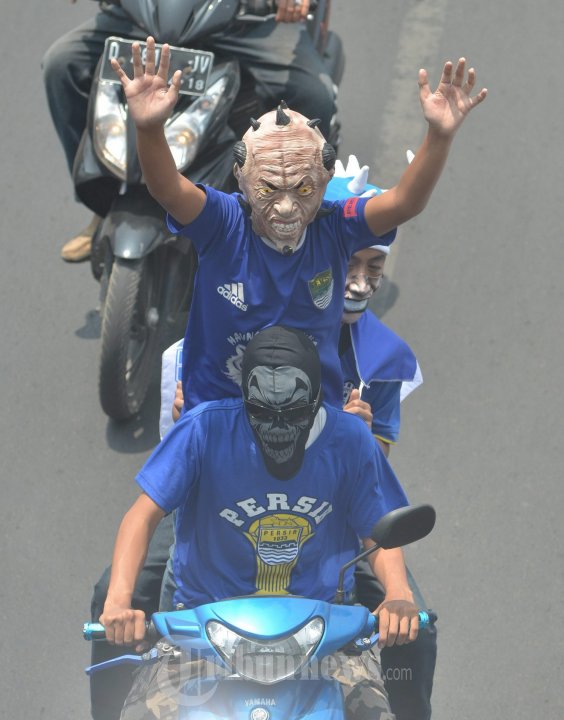Pawai Persib Juara Piala Presiden 2015