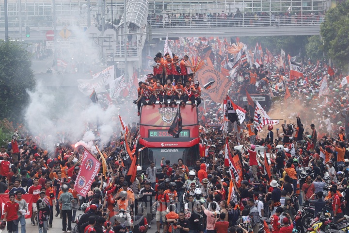Konvoi Persija Juara Liga 1