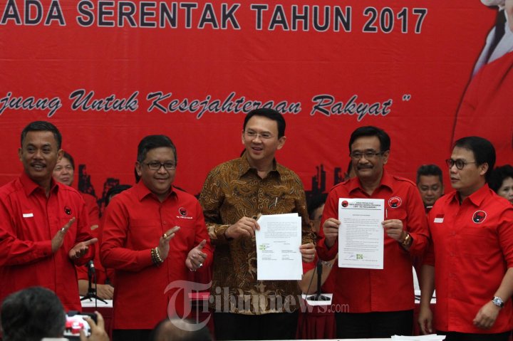 PDIP Usung Ahok Djarot Di Pilkada DKI Jakarta