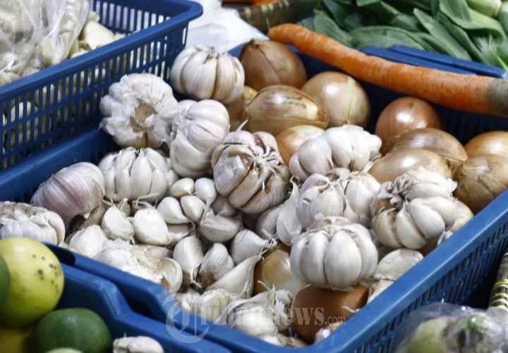 Pedagang Bawang Putih di Pasar Kebayoran Lama
