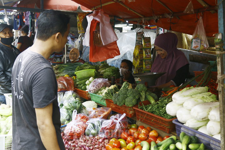 Pedagang Bawang Putih di Pasar Kebayoran Lama