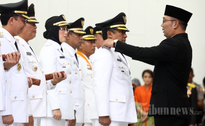 Pelantikan Kepala Daerah di Jabar