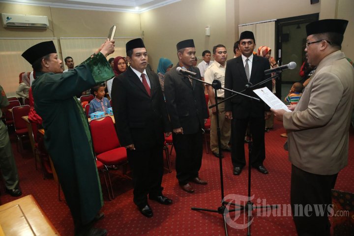 Pelantikan Komisioner KPU Makassar dan Pangkep
