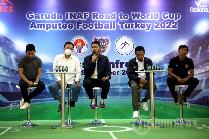 Pelepasan Tim Garuda INAF Menuju Piala Dunia Sepak Bola Amputasi