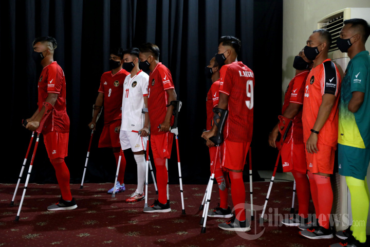 Pelepasan Tim Garuda INAF Menuju Piala Dunia Sepak Bola Amputasi