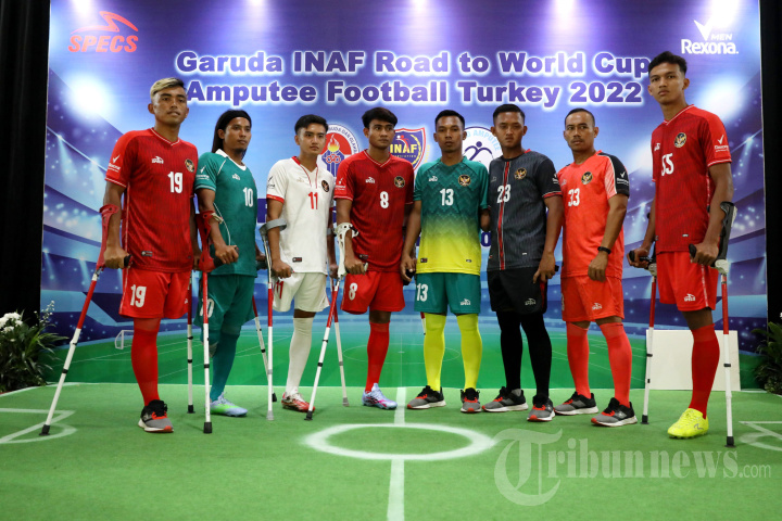 Pelepasan Tim Garuda INAF Menuju Piala Dunia Sepak Bola Amputasi