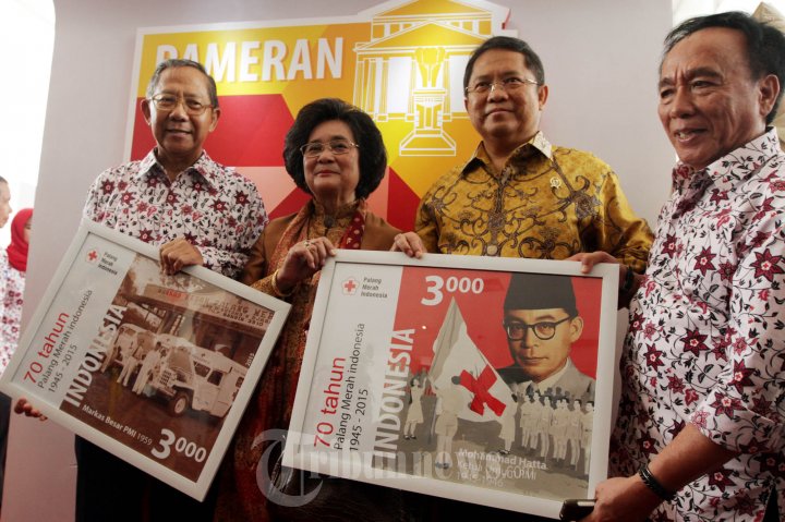 Peluncuran Perangko Peringatan 70 Tahun PMI