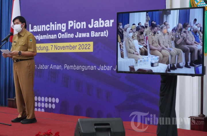 Peluncuran Pion Jabar (Penjaminan Online Jawa Barat)