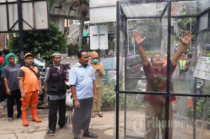 Pemasangan Disinfection Chamber di Kawasan Blok M