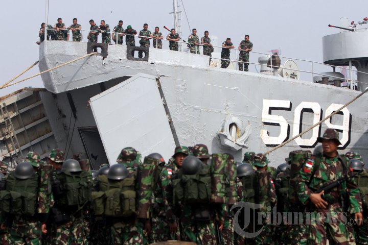 Pemberangkatan Satgas Perbatasan