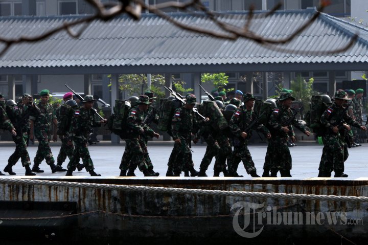 Pemberangkatan Satgas Perbatasan