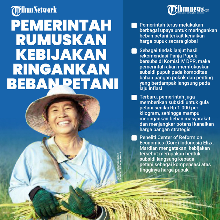 Pemerintah Rumuskan Kebijakan Ringankan Beban Petani