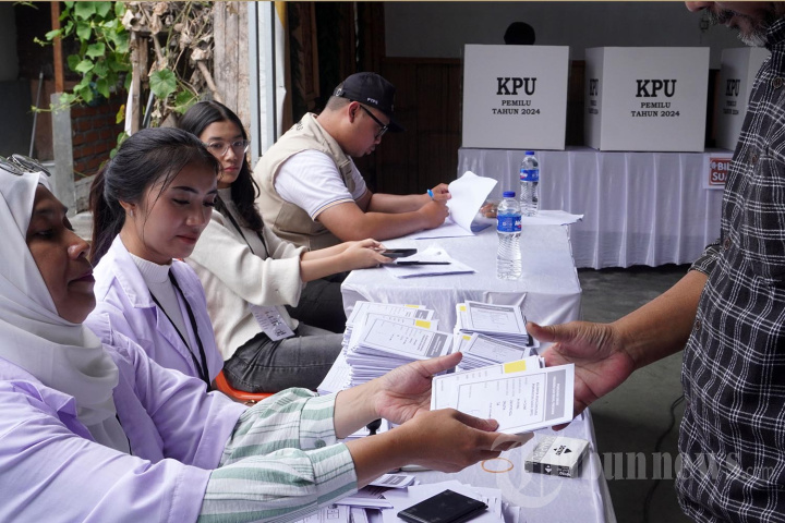 Pemilu 2024 di Sejumlah TPS di Kota Bandung