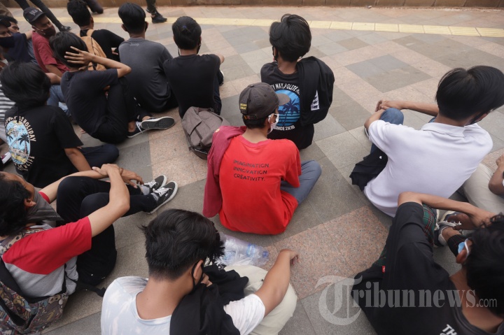 Pemuda Hendak Ikut Demo Diamankan Polisi