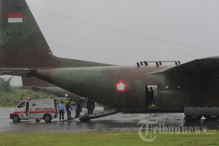 Pemulangan Jenazah Korban Kecelakaan Hercules C-130