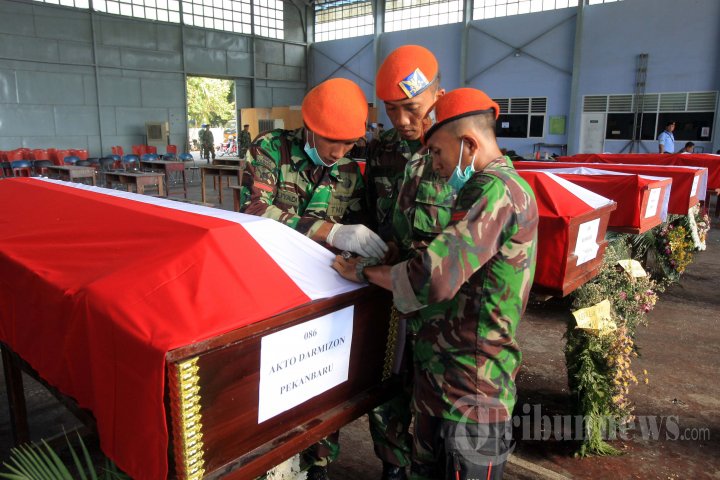 Pemulangan Jenazah Korban Kecelakaan Hercules C-130