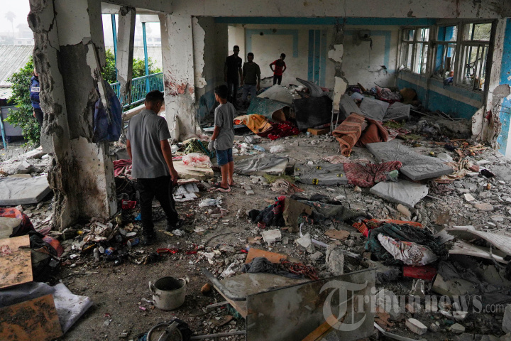 Penampakan Sekolah PBB di Gaza yang Dirudal Israel