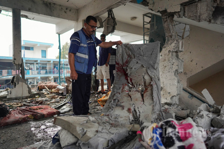 Penampakan Sekolah PBB di Gaza yang Dirudal Israel