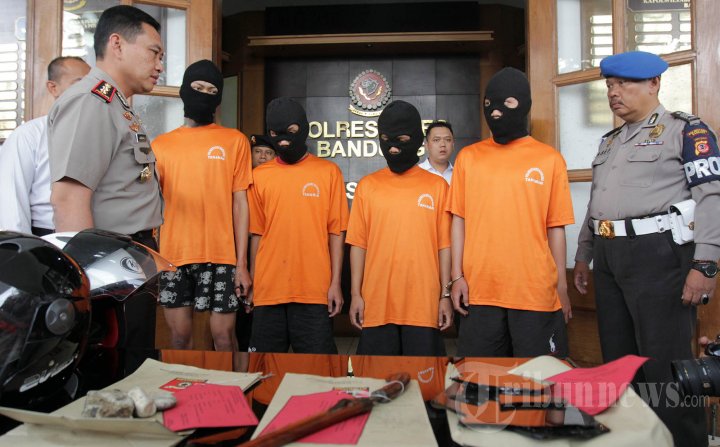 Penangkapan Pelaku Pelemparan Pos Gedung Sate