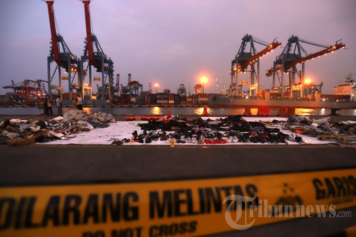 Pencarian Barang Barang Pesawat Lion Air
