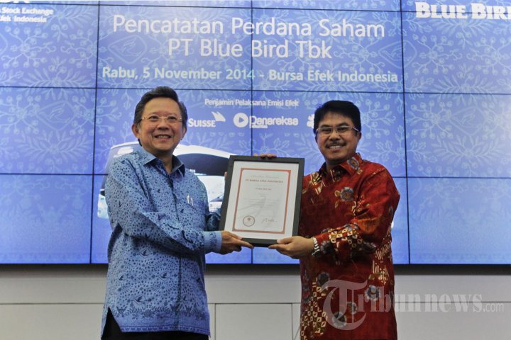 Pencatatan Perdana Saham Blue Bird