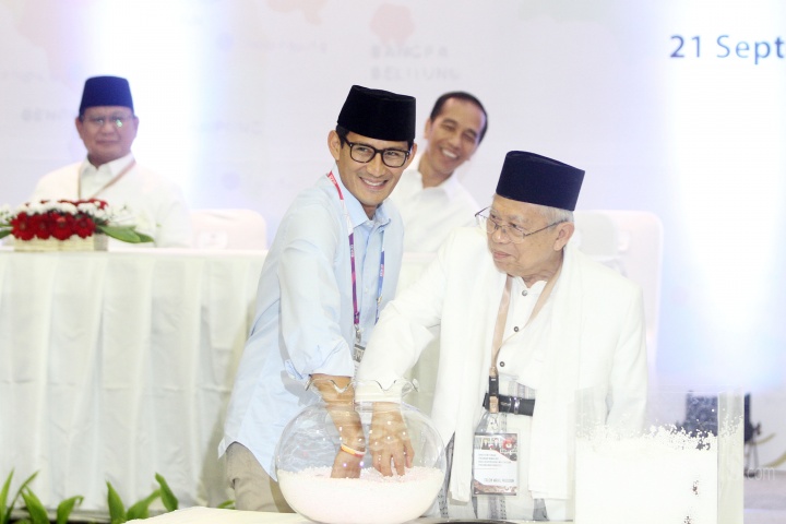 Penetapan Nomor Urut Capres dan Cawapres