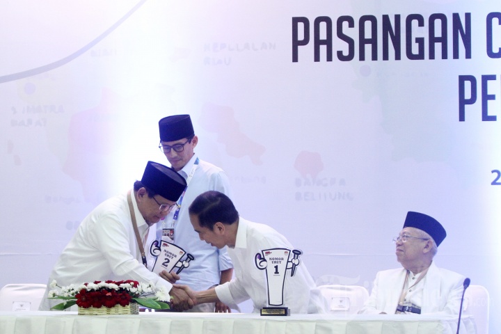 Penetapan Nomor Urut Capres dan Cawapres