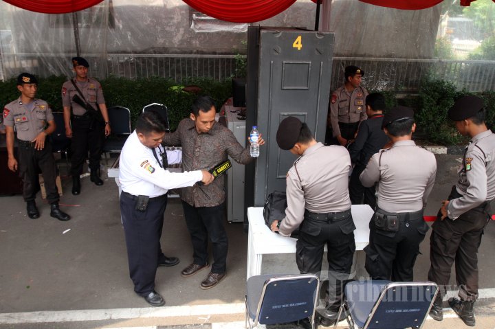 Pengamanan Sidang Putusan Gugatan Pilkada