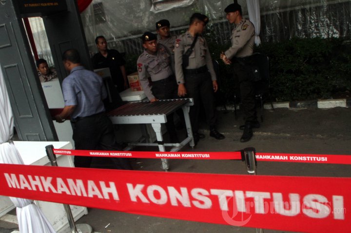 Pengamanan Sidang Putusan Gugatan Pilkada