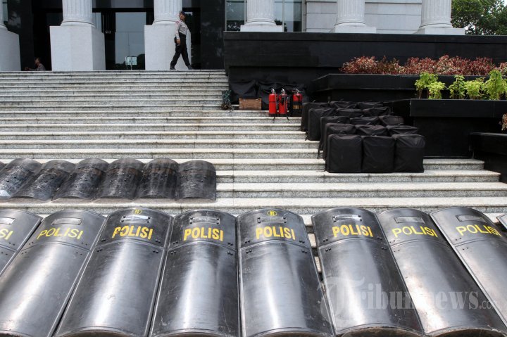 Pengamanan Sidang Putusan Gugatan Pilkada