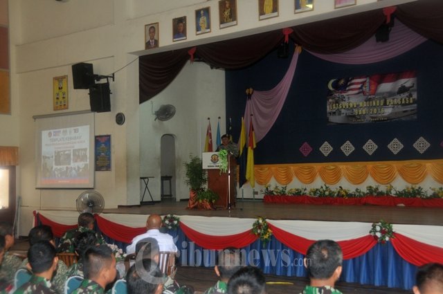Pengarahan Direktur Latgabma Malindo kepada Masyarakat dan Mahas