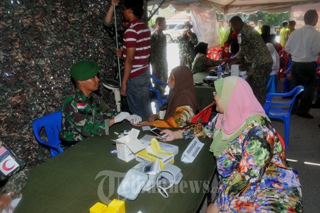 Pengarahan Direktur Latgabma Malindo kepada Masyarakat dan Mahas