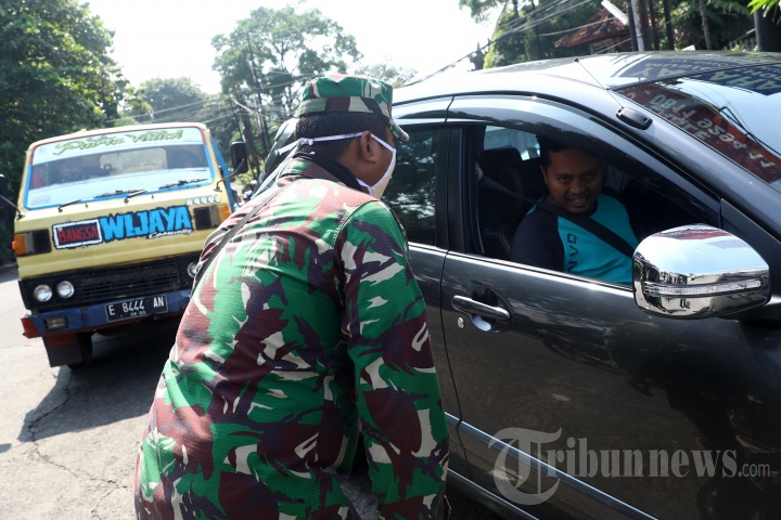 Pengawasan Pelaksanaan PSBB di Depok