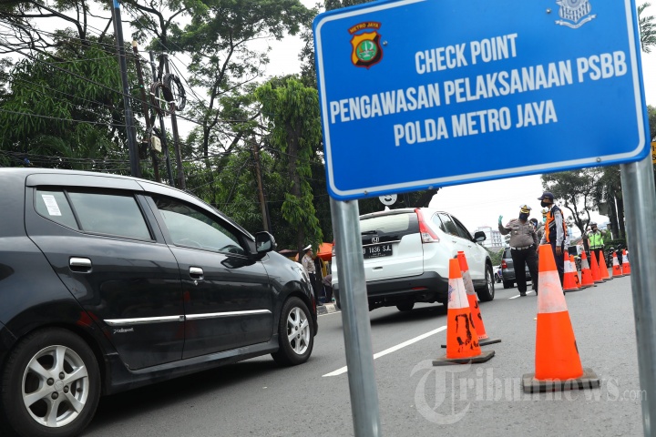 Pengawasan Pembatasan Sosial Berskala Besar di Jakarta
