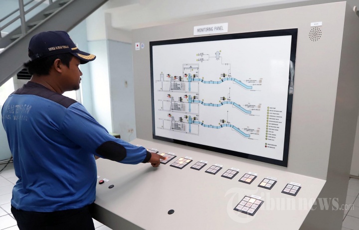 Pengecekan Pompa Air Waduk Pluit